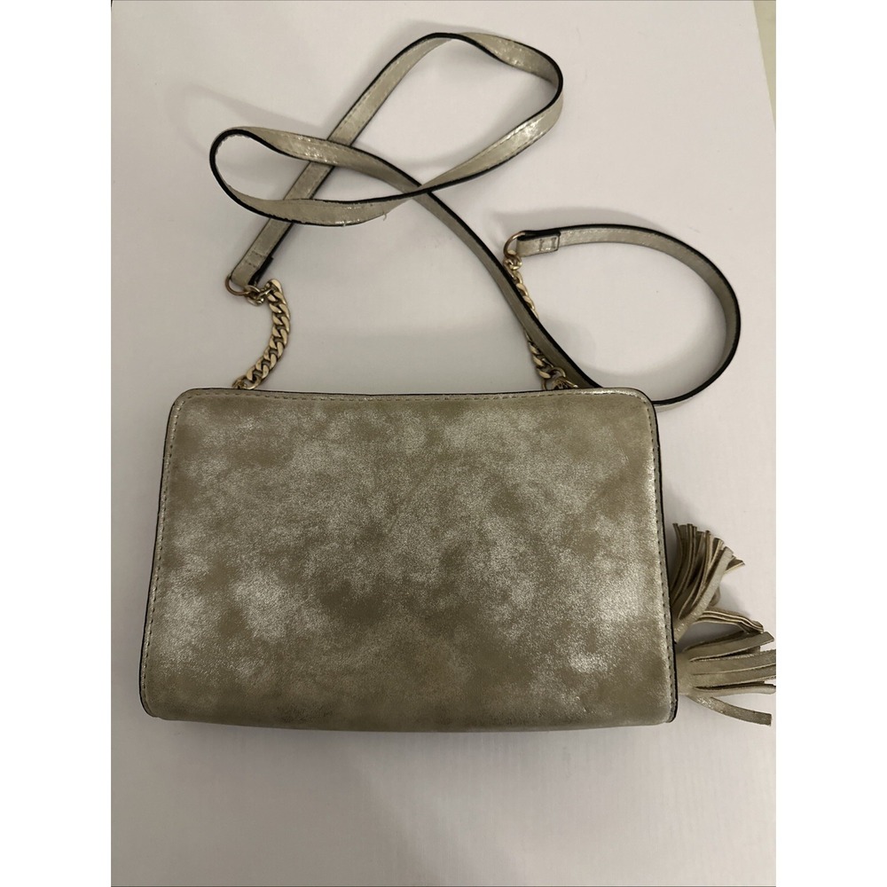 Gianni Bini Gold Crossbody Purse Bag/wallet